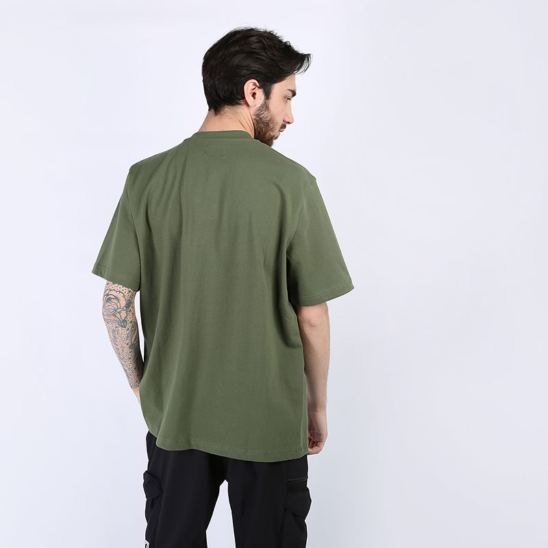 Мужская футболка Stussy Spade Crew (1140182-olive)  - цена, описание, фото 3